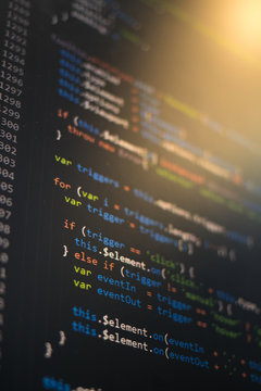 Programming Coding with editor colorful themes
