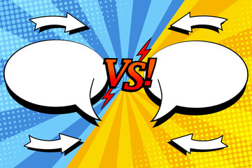 Comic versus light background