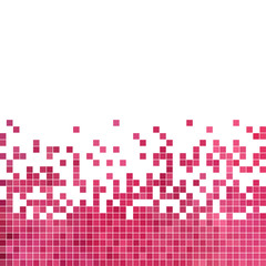 abstract vector square pixel mosaic background