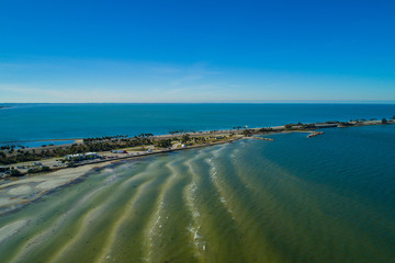 Aerial drone photo Manatee County Rest Area