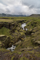 Fototapeta na wymiar Skoga river Iceland