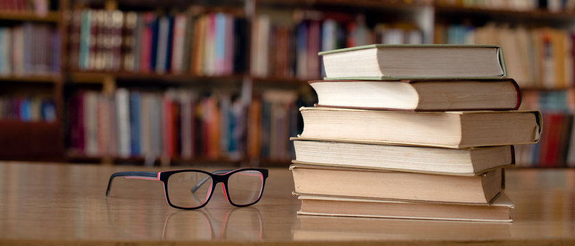 Cropped image of books