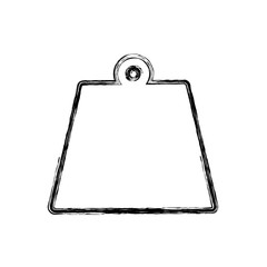 flat line uncolored bag over white background  vector illustration