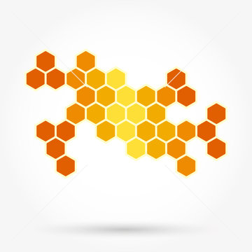 Honeycomb background texture