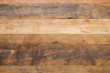 Rustic wooden floorboard texture top-down