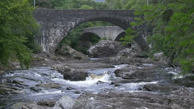Stone bridges over a river