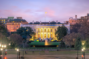 The White House  in Washington, D.C. United States