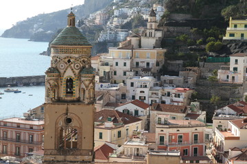 Fototapeta na wymiar The Amalfi coast