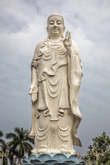 Fototapeta na wymiar Statue at Vinh Trang Temple in Mytho City, Mekong Delta Vietnam