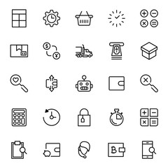 Online store flat icon