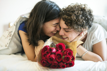 Lesbian couple lifestyle