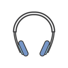 Illustration of headphone