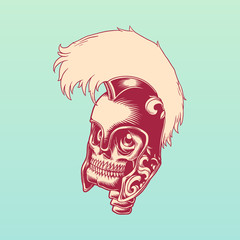 Illustration of skull