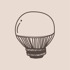Illustration of a light bulb