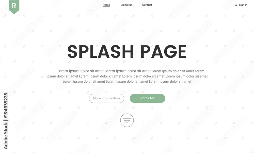 Poster illustration of website elements for web design