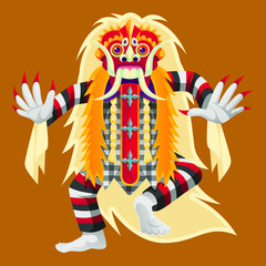 A Leak Dancer from Bali