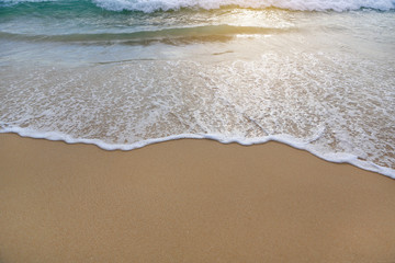 Wave on the beach.