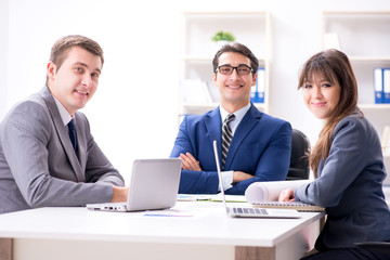 Fototapeta premium Business meeting with employees in the office