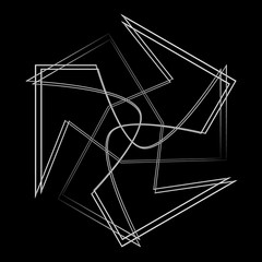 Holiday patterns of stars of snowflakes and flowers for gifts