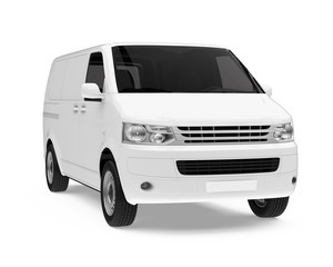 Delivery Van Isolated