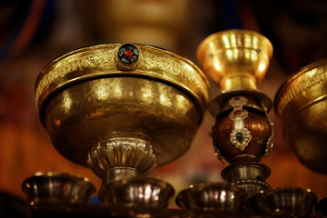 in a Buddhist monastery in Tibet