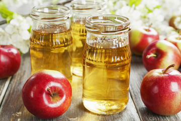 Fresh apple juice