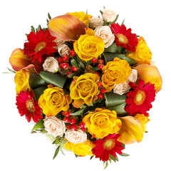 Yellow-red bouquet