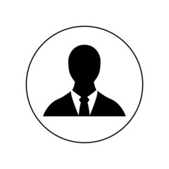 Businessman icon, logo