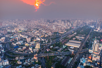Fototapeta premium Thailand Highway with Fisheye Lenses