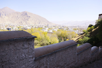 city view in Tibet china