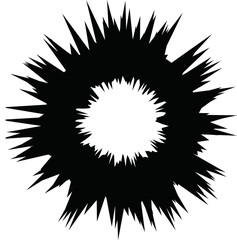 Cartoon effect line strong flash 4.eps