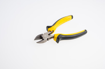 Fototapeta premium Pliers cutter or Pliers on a background.