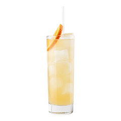 cocktail on the white background