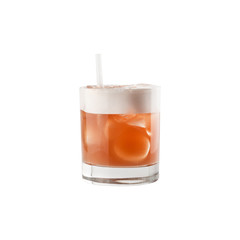 cocktail on the white background