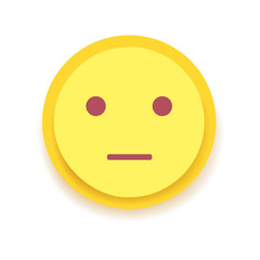 Emodji Icon. Emoticon for chat, messages,web. Isolated vector illustration 