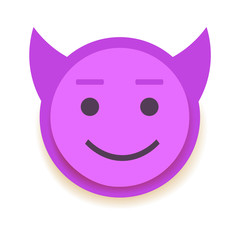 Emodji Icon. Emoticon for chat, messages,web. Isolated vector illustration 