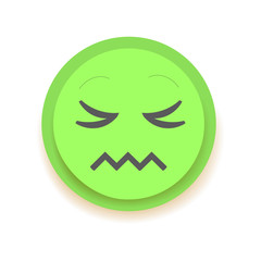 Obraz premium Emodji Icon. Emoticon for chat, messages,web. Isolated vector illustration 