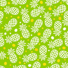 pineapple seamless background