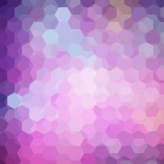 Background of geometric shapes. Purple mosaic pattern. Vector EPS 10. Vector illustration