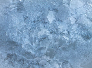 background of sharp ice shards