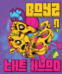 Boyz 'n the hood - obrazy, fototapety, plakaty