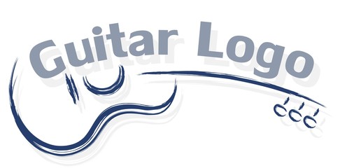 Гитара логотип. 