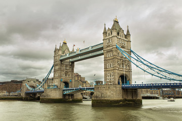 Fototapeta na wymiar Tower Bridge in London city