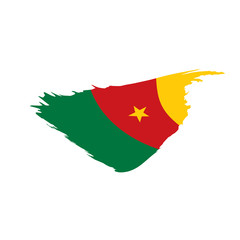Cameroon flag, vector illustration