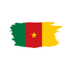 Cameroon flag, vector illustration