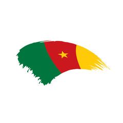 Cameroon flag, vector illustration