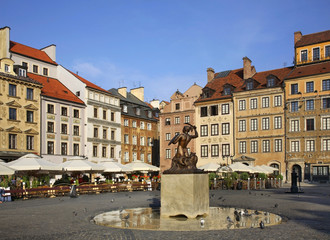 Market square in Warsaw. Poland © Andrey Shevchenko