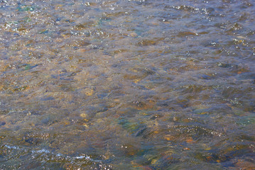 water and stone texture background