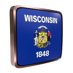 Wisconsin flag icon