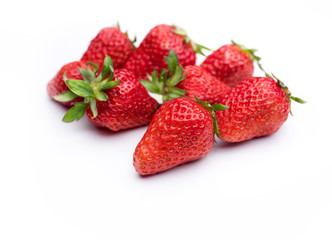 red strawberry close-up